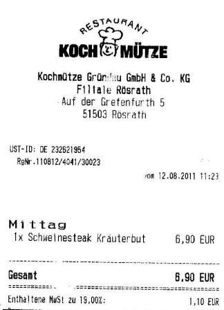 fpge Hffner Kochmtze Restaurant